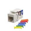 Simply 45 - S45-3690W-25 - Cat6 UTP 90° 10G Rated White Keystone 110 Style, Dust Cover, IDC Cap 1ea/bag 25/Pack