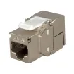 Simply 45 - S45-3750 - 10GBaseT STP 180° Shielded Keystone Jack (Toolless) for Cat7a/6a/7, w/6- 1ea/bag