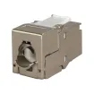 Simply 45 - S45-3750 - 10GBaseT STP 180° Shielded Keystone Jack (Toolless) for Cat7a/6a/7, w/6- 1ea/bag