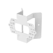 Hanwha - SBD-140KMB - Light weight stainless steel corner mount compatible with: QNV-C8011R/C8012/C9011R, QNV-C8083R/C9083R, QND-6011/6021,
 QND-8011/8021, QNF-8010/9010, QND-6012R(1)/6022R(1)/6072R(1)/6082R(1),
 QND-7012R/7022R/7082R, QNE-8011R/8021
