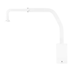 Hanwha - SBP-156LMW - Telescopic Parapet Mount, White color parapet mount , Weight : 7.1 kg (15.7 lb), Product dimensions: 853~1116x1000x95mm(33.6~43.9x39.4x3.8"), Compatible with: XNP-9300RW/8300RW/6400RW, QNP-6320R/6250R/6320H/6250H, Package includ