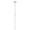 Hanwha - SBP-300CMTW - Telescopic Ceiling Mount with female 1.5" pipe thread and 3/4" conduit access holes, Product dimension: ø180x956.5~1667.5mm (ø7.09x37.66~65.65")