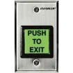 SECO-LARM - SD-7202GC-PTQ - Illuminated green 2" square momentary pushbutton. NO/NC Contact, rated 3A@24VDC. Built-in timer (1~180 sec). Stainless-steel single-gang plate. ETL Listed. Conforms to UL Std. 294