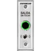 SECO-LARM - SD-9163-KS1Q - Outdoor No-Touch Sensor with Spanish message, slimline. Adjustable sensing range and relay trigger duration. "SALIDA SIN TOCAR" printed on plate. ETL Listed. Conforms to UL Std. 294