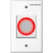 SECO-LARM - SD-927PWCQ - IR No-Touch Request-To-Exit Sensor with white plate & white body. Green illuminated ring turns red and 3A relay is triggered when hand is passed in front of the plate. Includes decals in English, Spanish, and French.