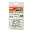 GoSimplyConnect - SF-LCASM-10 - LC/APC single-mode mechanical connector with high clarity matching gel for 250/900µm fiber, green - 10ea/Bag
