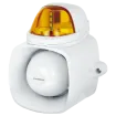 SECO-LARM - SH-816S-SMQ/A - 4-in-1 Multi-Purpose Siren/Strobe (Amber). The ENFORCER 4-in-1 Multi-Purpose Siren/Strobe is multiple communication and signaling devices in one: siren, internal message (up to 2MB .WAV or MP3), broadcast, and (SH-816S-SMQ