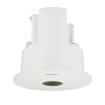 Hanwha - SHD-1128FPW - White Plenum Rated Flush Mount. Compatible with: QNF-8010/9010, HCD-6010/6020R/7010RA/7020RA/7030RA, QND-6011/6021/8011/8021/6012R/6022R/6032R/ 7010R/7020R/7030R/8010R/8020R/8030R, LND-6012R/6022R/6032R, XND-6010/6020R/8