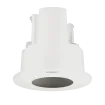 Hanwha - SHD-1128FPW - White Plenum Rated Flush Mount. Compatible with: QNF-8010/9010, HCD-6010/6020R/7010RA/7020RA/7030RA, QND-6011/6021/8011/8021/6012R/6022R/6032R/ 7010R/7020R/7030R/8010R/8020R/8030R, LND-6012R/6022R/6032R, XND-6010/6020R/8