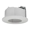 Hanwha - SHD-1408FW - In-ceiling flush mount accessory for: HCV-6070R/6080R/7070RA, PND-9080R, QNV-6082R/7080R/8080R, XND-6080RV/6080V/8080RV/L6080RV/L6080V (White color)