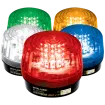 SECO-LARM - SL-1301-SAQ/B - 10~24 VDC LED Strobe Light with built in programable siren. Incorporates 54 LEDs. 50,000-Hour operating life. Six different flash patterns. Adjustable flashing speed. Indoor/outdoor use. Blue lens.