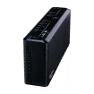 CYBERPOWER - SL700U - 700VA/370W Slim Line Standby UPS, 8 NEMA 5-15R Outlets, NEMA 5-15P Plug, 5 Ft Cord, 2 Type A USB Charging Ports (2.4A Shared), USB, PowerPanel Personal, 3 Yr Warranty