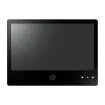 Hanwha - SMT-1031PV - 10-inch (10.1") AI Enabled IP Public View Monitor (AI PVM), Black Color, 1024x600 60Hz, Ethernet, Built-in Speakers (1W x2), AI Object Classification and Analytics, Face Detection, Motion Activated LED and Audio Alarm, Customiza