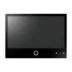 Hanwha - SMT-1031PVW - 10-inch (10.1") AI Enabled IP Public View Monitor (AI PVM), White Color, 1024x600 60Hz, Ethernet, Built-in Speakers (1W x2), AI Object Classification and Analytics, Face Detection, Motion Activated LED and Audio Alarm, Customiz