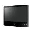 Hanwha - SMT-1031PV - 10-inch (10.1") AI Enabled IP Public View Monitor (AI PVM), Black Color, 1024x600 60Hz, Ethernet, Built-in Speakers (1W x2), AI Object Classification and Analytics, Face Detection, Motion Activated LED and Audio Alarm, Customiza
