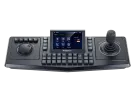 Hanwha - SPC-7000 - Controller, IP system keyboard with touch screen TFT LCD, Interchangeable 3D joystick & jog shuttle for left or right handed users, RS-485, DVR/NVR, Matrix & PTZ control, 1CH video input/output, SSM using USB interface only.