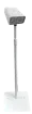 Hanwha - STB-5075W - Floor stand with adjustable height; compatible with all box cameras, temperature detecting camera [TNM-3620TDY] , blackbody [SPI-35B] , and all other box cameras, extend between 50 inch to 75 inch; white color