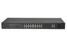 Hanwha - SWT-P-162-480B - 16 Port PoE+ Switch
