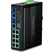 TRENDNET - TI-BG108 - 10-Port Industrial Gigabit 400W PoE++ DIN-Rail Switch