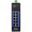 TRENDNET - TI-G102i - 10-Port Industrial Gigabit L2 Managed DIN-Rail Switch