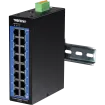 TRENDNET - TI-G160i - 16-Port Industrial Gigabit L2 Managed  DIN-Rail Switch