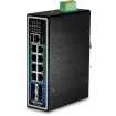 TRENDNET - TI-PG1284i - 12-port Hardened Industrial Gigabit PoE+ Layer 2+ Managed DIN-Rail Switch