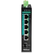 TRENDNET - TI-PG541 - 5-port Hardened Industrial Gigabit PoE+ DIN-Rail Switch