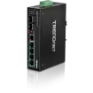 TRENDNET - TI-PG62 - 6-port hardened Industrial Gigabit PoE+ Switch (5 Gigabit / 1 shared SFP / 1 dedicated SFP)