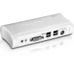 TRENDNET - TK-204UK - 2-Port DVI/USB KVM Switch Kit w/ Audio (Includes 2x KVM cables)