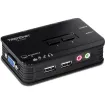TRENDNET - TK-209K - 2-port USB KVM Switch Kit w/Audio (include 2 x KVM Cables)