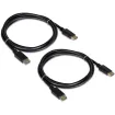 TRENDNET - TK-DP06/2 - 6 ft. DisplayPort 1.2 Cable - 2 pack