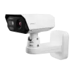 Hanwha - TNM-C4940TD - Wisenet T network Bi-spectrum AI Thermal Camera (uncooled), Dual sensor camera with VGA thermal and 4K visible video output, built-in 9.1mm fixed lens (FoV: 50° thermal) & 4.4~9.3mm motorized varifocal lens (FoV: 112.1°~47.5° v