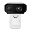 Hanwha - TNM-C4940TD - Wisenet T network Bi-spectrum AI Thermal Camera (uncooled), Dual sensor camera with VGA thermal and 4K visible video output, built-in 9.1mm fixed lens (FoV: 50° thermal) & 4.4~9.3mm motorized varifocal lens (FoV: 112.1°~47.5° v