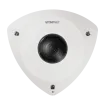 Hanwha - TNV-8011C - Compact corner mount camera, 5MP @ 30fps, triple codec, WDR 120dB, 2.3mm fixed, USB and CVBS, true D/N, built-in SD card slot (1x128GB), hallway view, HLC, defog detection, PoE, Audio-in/Audio-out, Wisenet open platform
 IP66, IP