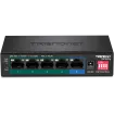 TRENDNET - TPE-TG51g - 5-Port Gigabit PoE+ Switch (60W)
