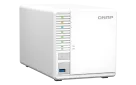 QNAP - TS-364-8G-US - QNAP 3-Bay High-Performance desktop NAS with Intel Celeron 4-Core N5105/N5095, 8GB DDR4 RAM (On-Board, Non Expandable), 1 x 2.5GbE, 1 x HDMI 1.4b, 2 x M.2 PCIe Gen 3 Slots