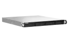 QNAP - TS-464U-RP-8G-US - QNAP 1U 4-bay NAS/iSCSI IP-SAN, Intel Celeron N5105/N5095 4C/4T (up to 2.7GHz), 8GB DDR4 RAM, 2.5GbE LAN, 4K HDMI v1.4b, PCIe Expansion Slot, Redundant PSU