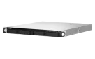 QNAP - TS-464U-RP-8G-US - QNAP 1U 4-bay NAS/iSCSI IP-SAN, Intel Celeron N5105/N5095 4C/4T (up to 2.7GHz), 8GB DDR4 RAM, 2.5GbE LAN, 4K HDMI v1.4b, PCIe Expansion Slot, Redundant PSU