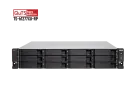 QNAP - TS-h1277XU-RP-3700X-128G-US - QNAP 2U 12-Bay QTS hero NAS, AMD Ryzen 7 3700X 8-core/16-thread 3.4 GHz processor, 128GB DDR4 RAM (max 128GB RAM), 12x 2.5"/3.5" SATA HDD/SSD, 2xGbE LAN, 2 x 10GbE SFP+, 2 x 10GBase-T, USB. 3.1/3.0