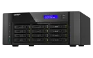 QNAP - TS-h1290FX-7232P-64G-US - QNAP 12-Bay all-flash desktop NAS, AMD EPYC 7232P (up to 3.2GHz), 12 x 2.5" U.2 NVMe/SATA SSD bays, 64GB ECC RAM, 2 x 2.5GbE, 2 x 25GbE SFP28, PCIe Gen4 Expansion Slots