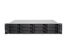 QNAP - TS-h1886XU-RP-R2-D1622-32G-US - QNAP 2U 18 Bay (12 x 3.5" + 6 x 2.5" SATA 6Gbps) QTS hero NAS/iSCSI IP-SAN, Xeon D-1622 4 cores 4C/8T 2.60 GHz (boost up to 3.20 GHz), 32GB DDR4 ECC RAM, 2.5 GbE LAN, 10 GbE SFP+ SMARTNIC