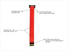 Rip-Tie - HB-06 - One Inch Wide CableWrap with Buckle 1" x 6"