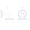 SPECO - WMT1 - Wall Mount Bracket for Speco Blue Cameras