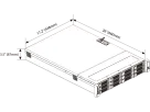 Hanwha - WRR-5501-60TB - Wisenet WAVE optimized 2U rack server-60TB