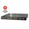 Planet - XGSW-28040HP - L2+ 24-Port 10/100/1000T 802.3at POE+ plus 4-port 10G SFP+ Managed Switches with Hardware Layer3 IPv4/IPv6 Static Routing