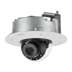 Hanwha - XND-8082RF - Wisenet 7 X-plus series network IR flush mount camera (plenum), 6MP @ 30fps, motorized vari-focal lens 3x (2.8~8.4mm), triple codec H.265/H.264/MJPEG with WiseStreamII technology, Extreme WDR, USB and CVBS port for easy installa