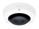 Hanwha - XNF-8010RW - Wisenet X powered by Wisenet 5 network indoor fisheye (white color), 6MP CMOS sensor, 2048x2048 @ 30fps, 1.6mm fixed lens (192°), triple codec H.265/H.264/MJPEG with WiseStream II technology, 120dB WDR, USB port for easy install