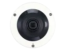 Hanwha - XNF-8010RW - Wisenet X powered by Wisenet 5 network indoor fisheye (white color), 6MP CMOS sensor, 2048x2048 @ 30fps, 1.6mm fixed lens (192°), triple codec H.265/H.264/MJPEG with WiseStream II technology, 120dB WDR, USB port for easy install