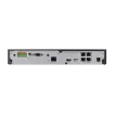 Hanwha - XRN-420S-4TB - 4K NVR (Intel based) 4TB RAW, 4CH with 4 PoE/PoE+ ports (PoE Budget 50W), H265,H264, MJPEG, 1 fixed internal SATA HDDs (6TB max), ARB (Automatic Recovery Backup), 50 Mbps recording / up to 32 Mbps playback, Dual stream recordi