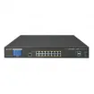 Planet - GS-5220-16UP2XVR - L3 16-Port 10/100/1000T 802.3bt PoE + 2-Port 10G SFP+ Managed Switch with LCD Touch Screen